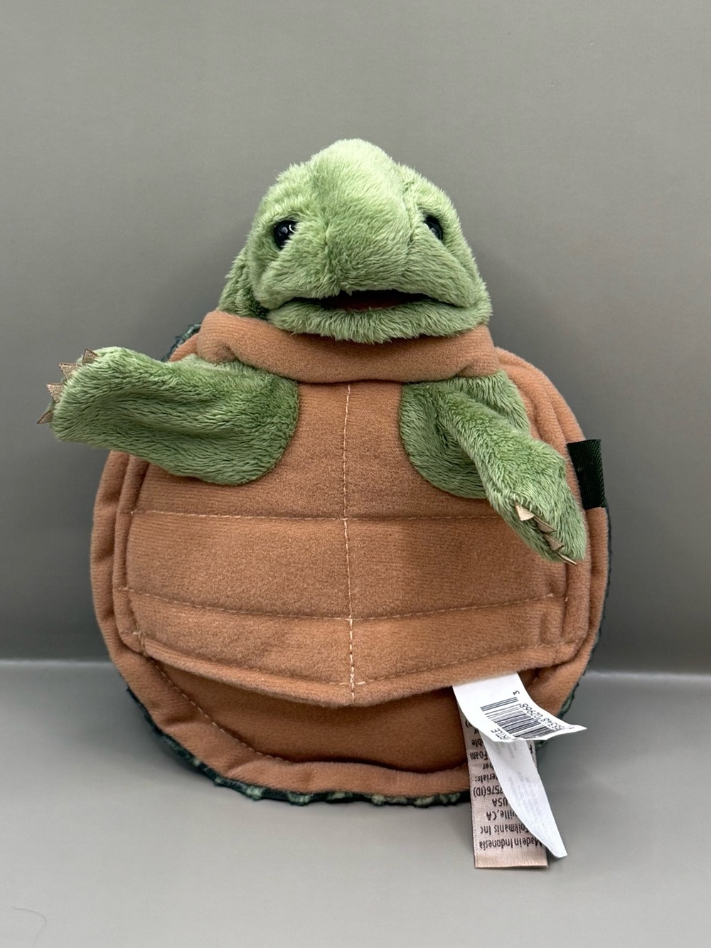 Folkmanis Puppets Turtle Tortoise Hand Puppet Plush Stuffed Animal Learning Toy